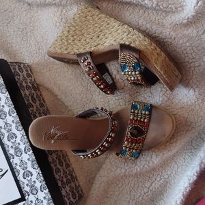 Jeweled Wedgies from Boston Proper